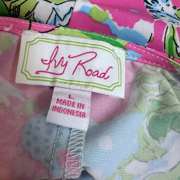 Ivy Road floral print Cold Shoulder Dress size large - Picture 9 of 10